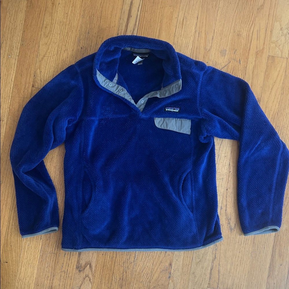 Patagonia Women's Royal Blue Fleece Jacket